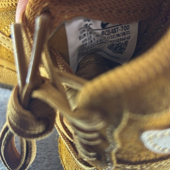 🔥🔥🔥 Nike Kids Air Force 1 (PS) "Wheat" Sneakers Size: 4c🔥🔥🔥 - Picture 5 of 7